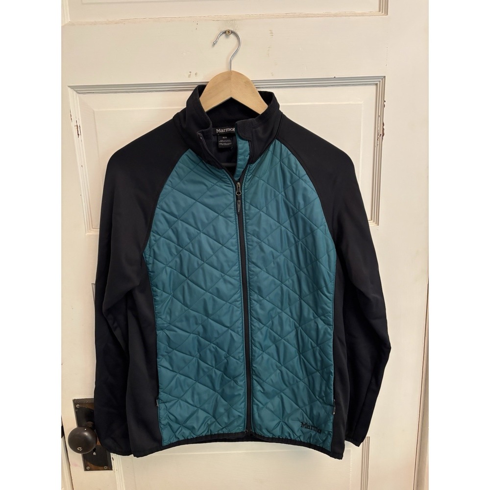 Marmot‎ Women's Green Black Quilted Light Jacket Size Medium